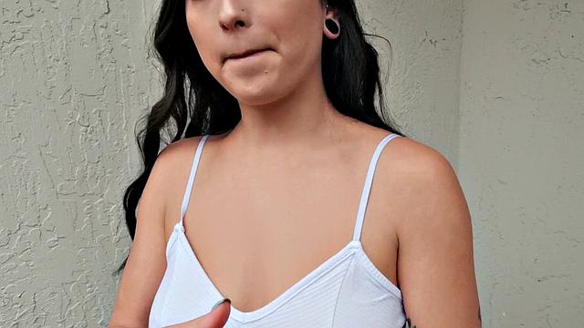 Hot POV action with the hot new girl in town