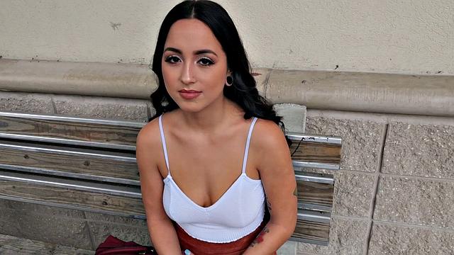 Hot POV action with the hot new girl in town