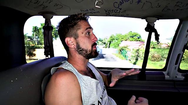 Hairy skinny bottom picked up in van for rough anal and doggystyle pounding