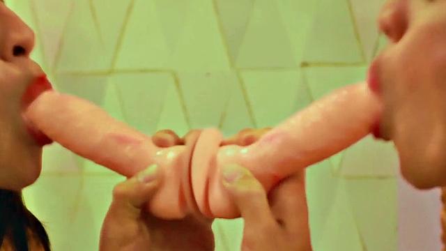 Trans Dildo Suck