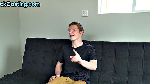 Solo amateur stud cums after 1st casting