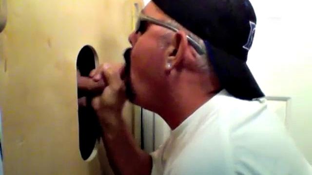 married and hung Latino at the gloryhole