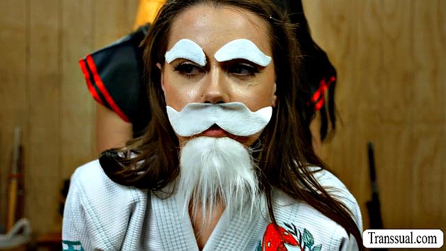 Fake karate Master gets banged by black belt TS