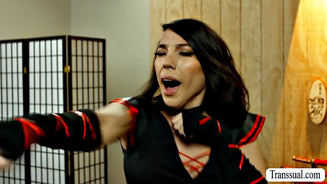 Fake karate Master gets banged by black belt TS