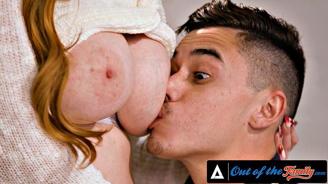 OUT OF THE FAMILY - Horny Teens Tag Team Hot MILF Stepmom Lauren Phillips