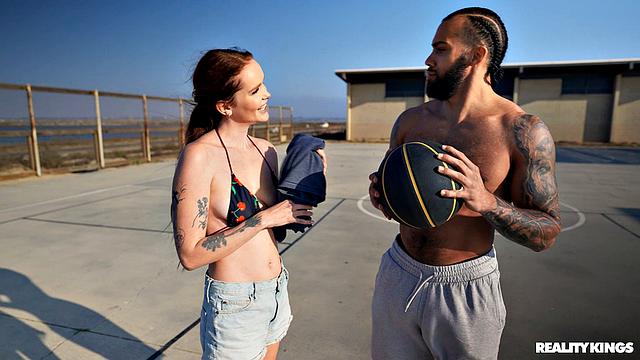 Basketball Babe VS. Hung Stud