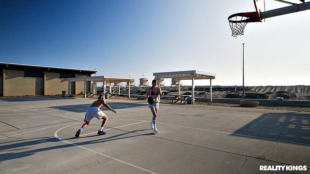 Basketball Babe VS. Hung Stud