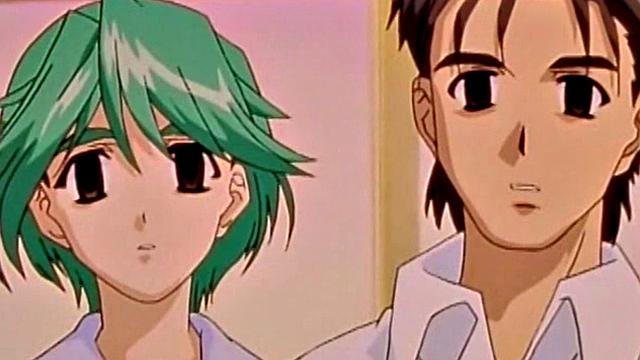 аниме-дива срывает страсть поцелуями и жёстко трахается с подругой