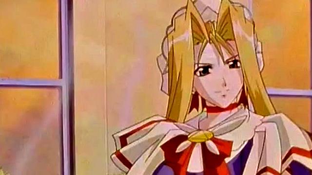 Kinky anime hottie kissing