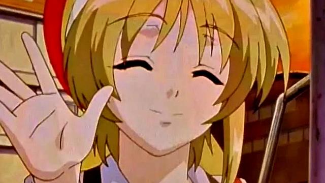 Kinky anime hottie kissing