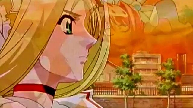 Kinky anime hottie kissing