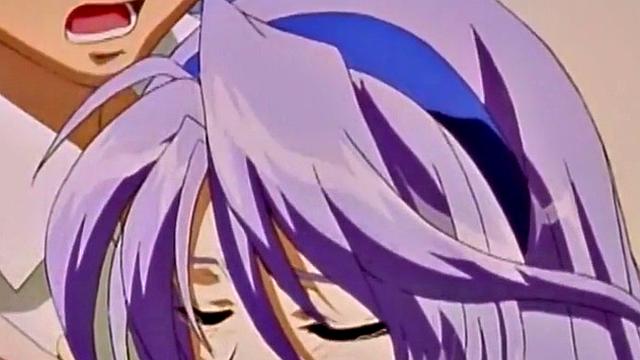 Kinky anime hottie kissing