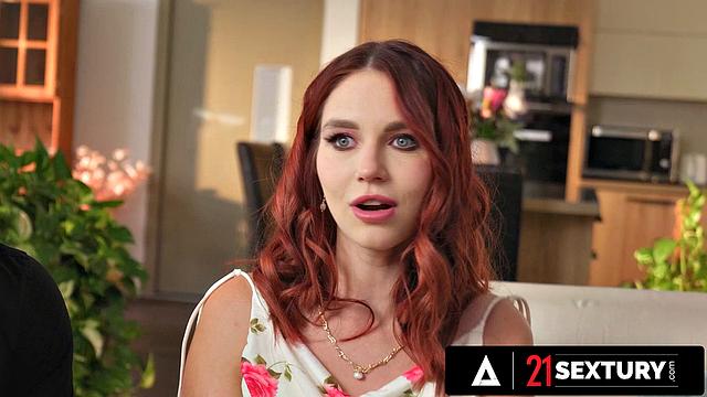 21 SEXTURY - Sexy Leya Desantis Fulfills Her Fantasies With Two Cocks And A Facial