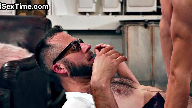 Bisexual MILF in lingerie banged in 3way