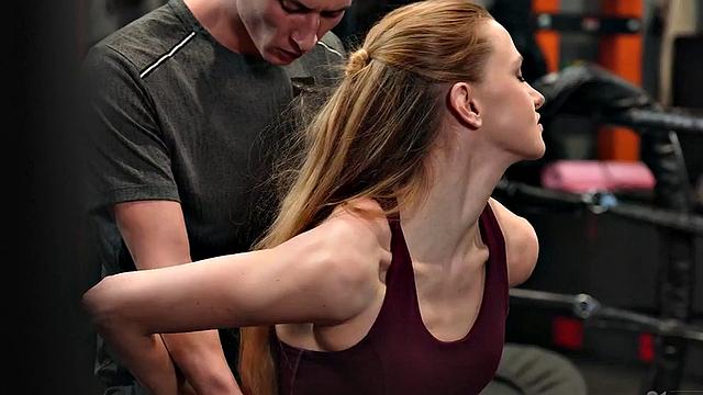 Yoga bae fucked in anal by big dick in doggystyle