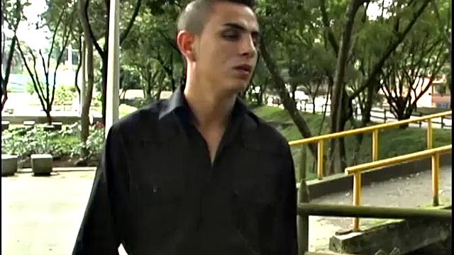 Latin boys Daniel and Isaias head inside for some afternoon fun and choose the sofa for their raw romp.