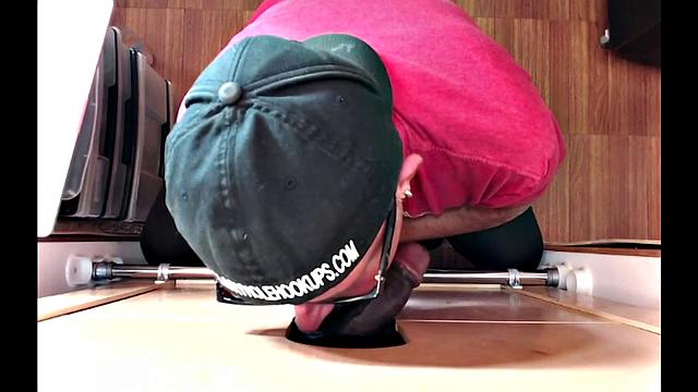 Shy Guy Gets A Gloryhole Blowjob