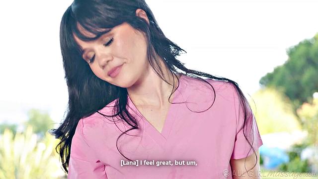 ALL GIRL MASSAGE - Yhivi Guides Selena Through Sensual Massage Ending In Wet Lesbian Scissoring