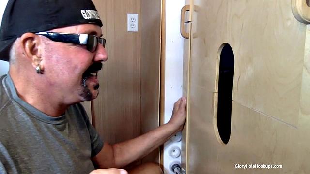 Married Latino At The Glory Hole