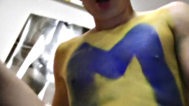 Amateur college hazed and fucked by frat in dormitory