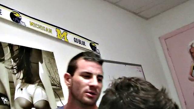 Amateur college hazed and fucked by frat in dormitory