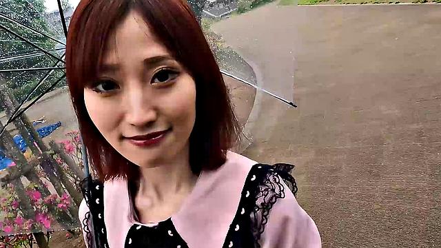 Former Japanese Idol Misaki is in the studio naked