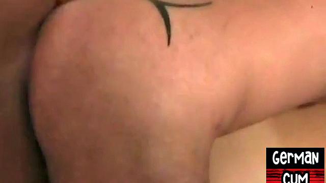 German amateur jocks fuck in homemade 4some