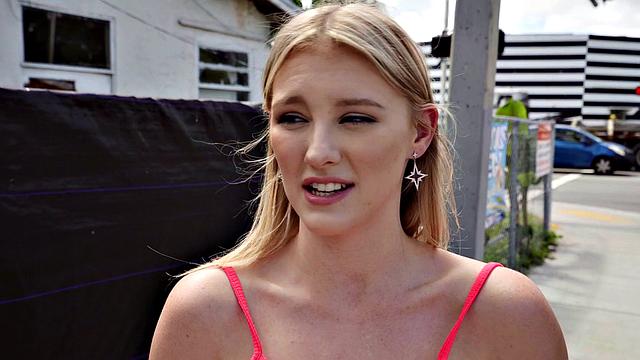 Melody's unforgettable experience: A hot outdoor fuck and a messy facial