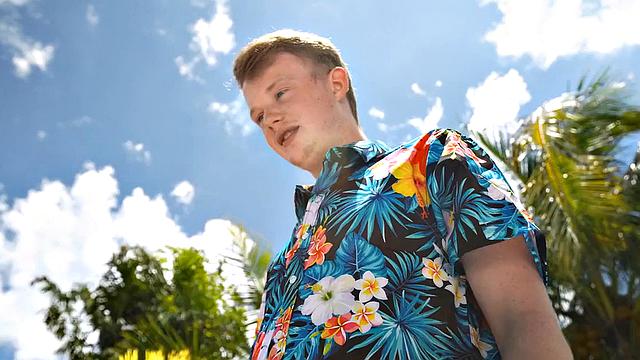 Bikini beauty host 3some