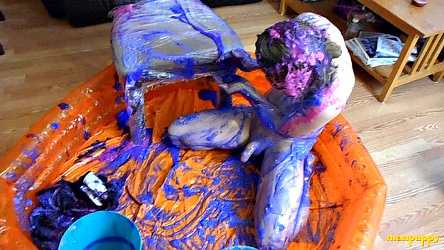 Закулисье после грязной съёмки - Элис Атакс и Ричард Леннокс