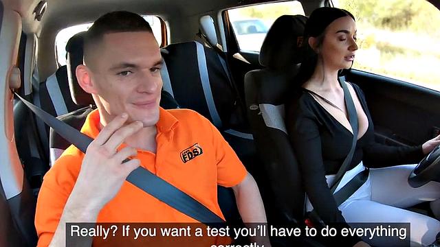 21yo learning driver throat instructor before letting him fuck