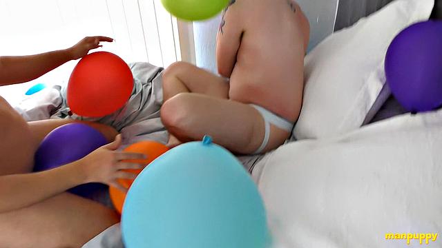 Kaleb DeWulf and Leo Blue in Balloon Friends