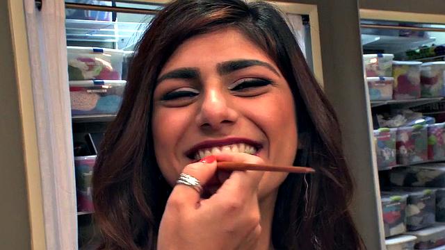 She's lovin' it and havin' her way