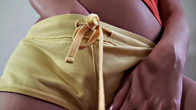 Watch wet and wild as Bobby Socks gets his ass pounded while wearing shorts and sneakers on the couch