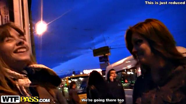 Real girl in pickup sex scene