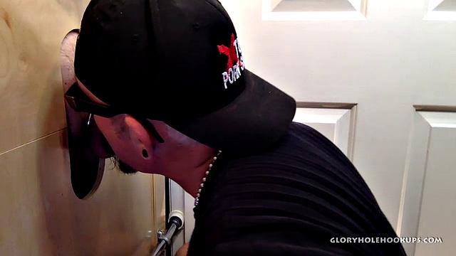 Baseball Player Gets His Dick Sucked At The Gloryhole