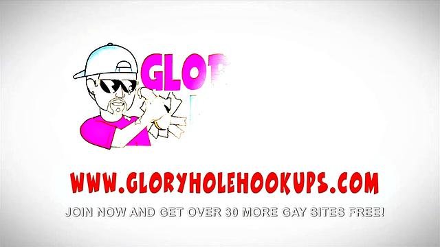 Chocolate Cock at Gloryhole