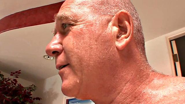 Naughty blonde caught in shower & wants to ride like a pro