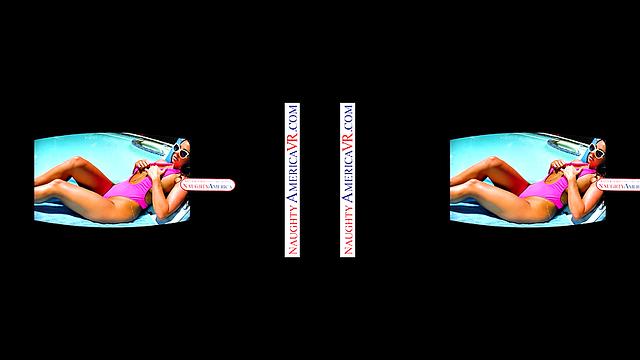 Days are getting warmer and your cock is getting harder as Abigail Mac & Alexis