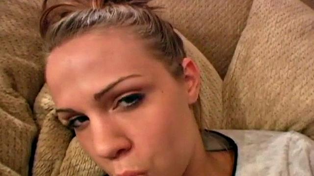 Addison solo teen fingers her pussy