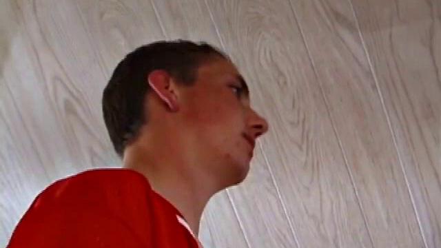 Derek strokes his thick cock and moans as he edges closer to a hard climax