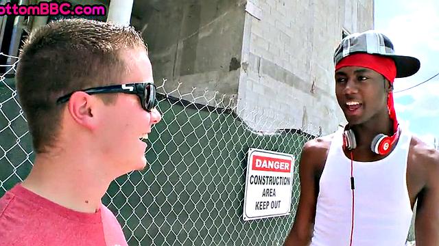 Black stud public assbanged outdoor by white top 4 cash