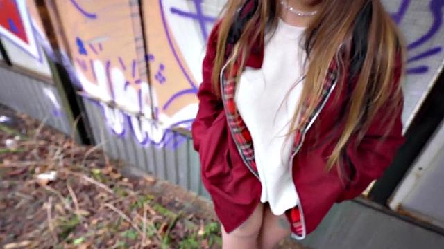 Public POV outdoor sex of pantyhose teen for finances