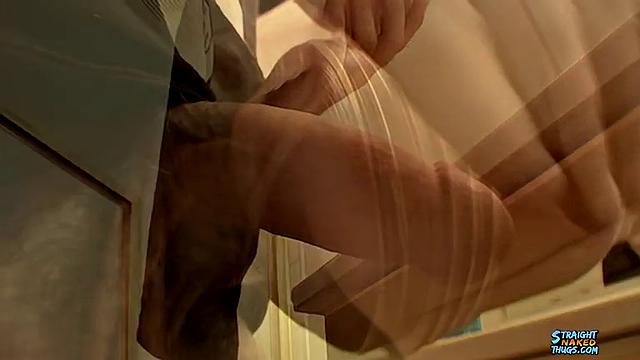 A Straight Boy Shoots 2 Cum Loads With a Sex Toy - TrikinMatt