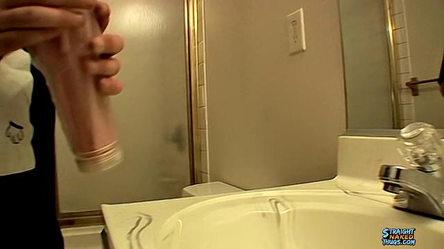 A Straight Boy Shoots 2 Cum Loads With a Sex Toy - TrikinMatt