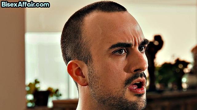 Skinny 21yo babe cockriding bisex guys