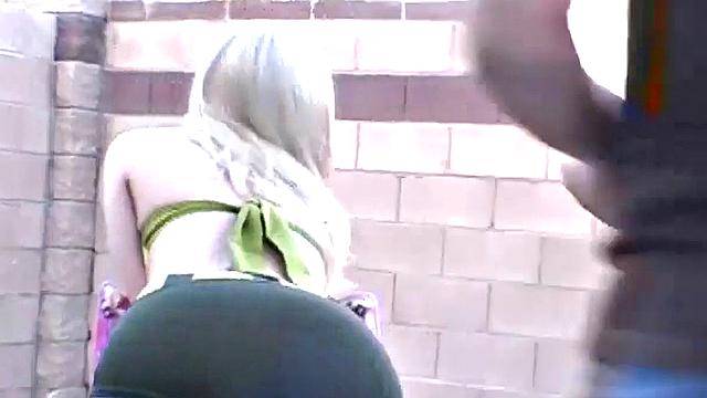 Blonde touches in POV solo scene