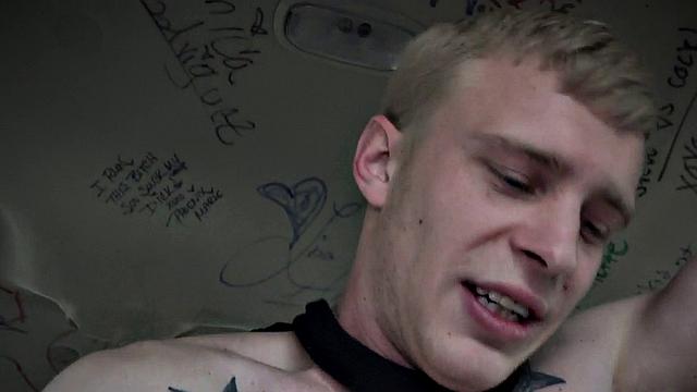 Str8 stud seduced to fuck in public van outdoor