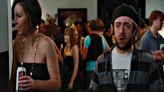 Nicky Whelan's hot hotel room scene - a smiley blonde gets naughty!