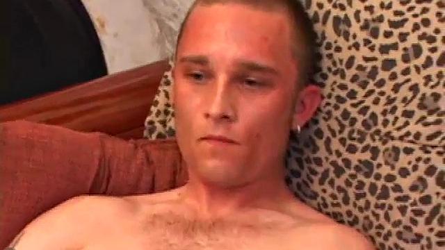Amateur Casey Olson methodically strips down as he works on his growing cock. Once naked and hard, he strokes with determination. After bringing himself close to the edge Casey explodes all over his chest.